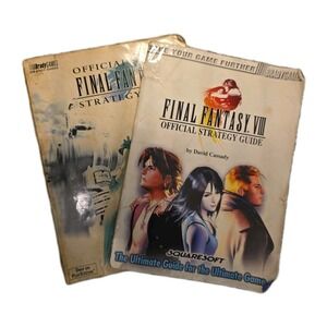 Final Fantasy VII (7) & VIII (8) Official Strategy Guides Brady Sony Playstation